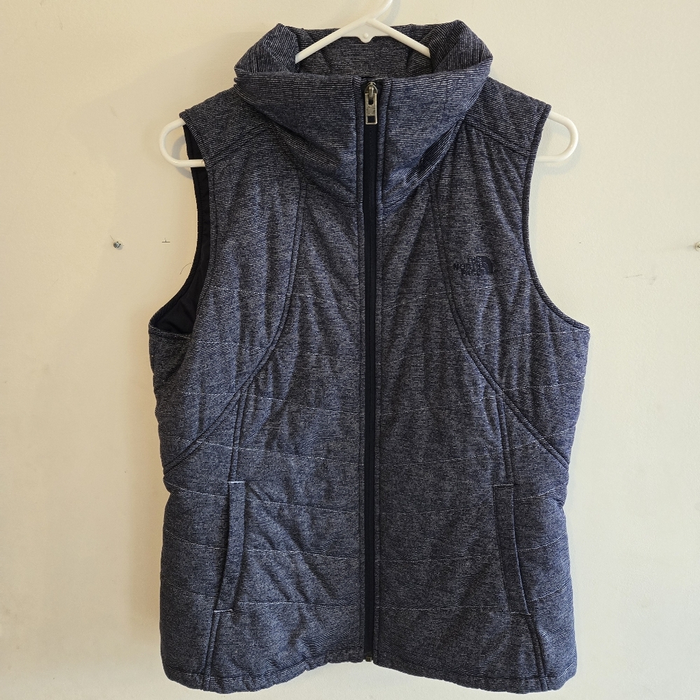 The North Face Blue Quilted Vest